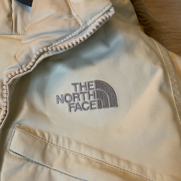 Cream Tan The North Face Coat Jacket - Picture 2 of 10